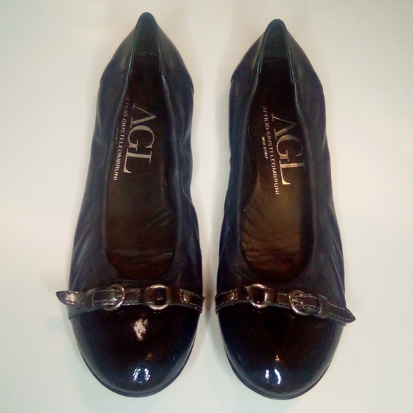 Attilio Giusti Leombruni Shoes - AGL cap toe flats